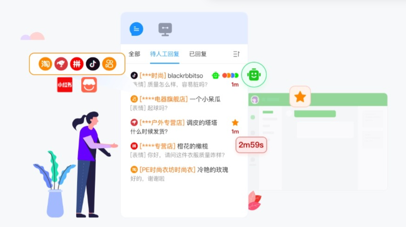 聚合接待怎样提升客服团队效率？客服团队协作混乱怎么办？客服团队效率翻倍秘诀来了！聚合接待如何打破协作混乱，让服务快准稳？