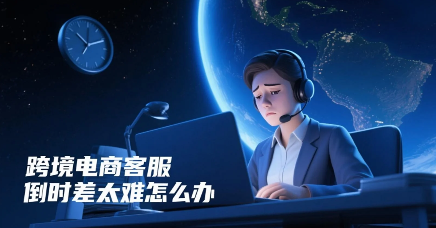 跨境电商客服倒时差太难怎么办？智能客服24小时英/日/韩语自动切换，让订单不再流失！24小时秒回全球订单，跨境卖家从此告别时差焦虑！
