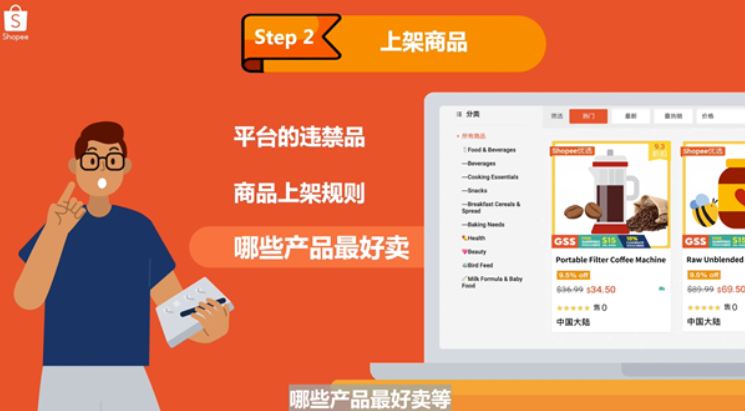 卖家在Shopee平台入驻后，开店还有哪些步骤？