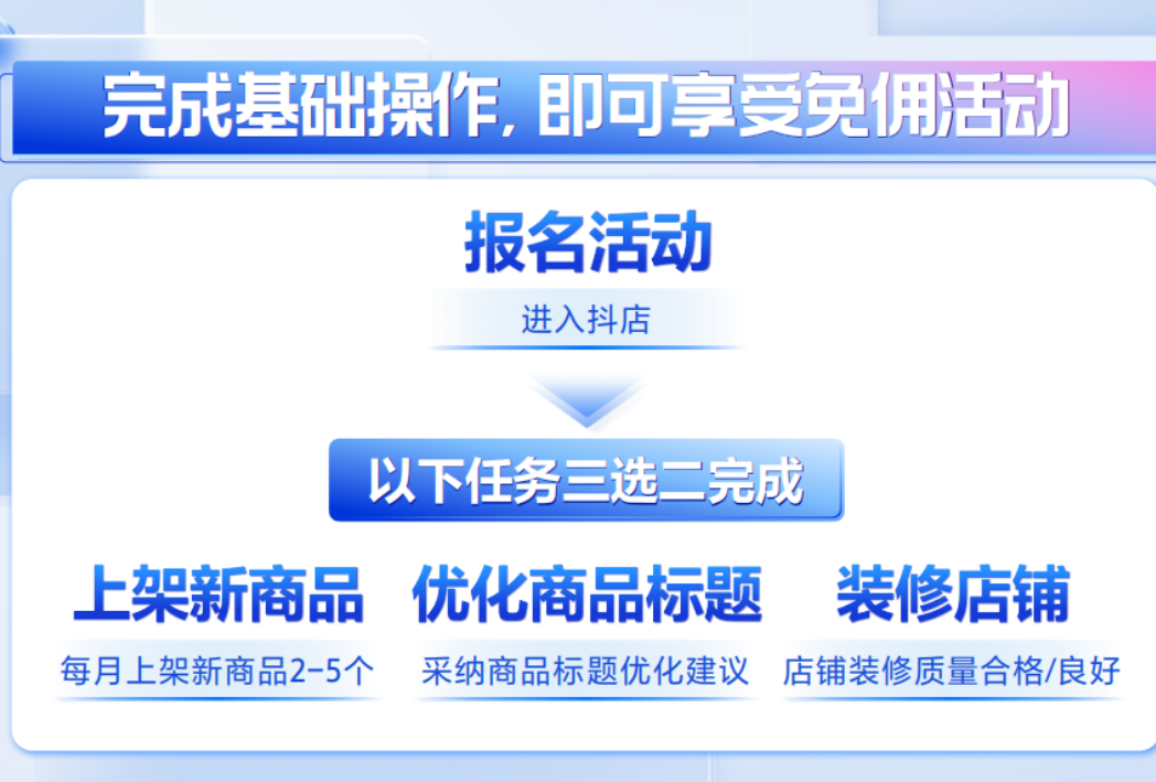 抖音电商6-8月商品卡免佣任务池有哪些任务公告？如何获取免佣资格？