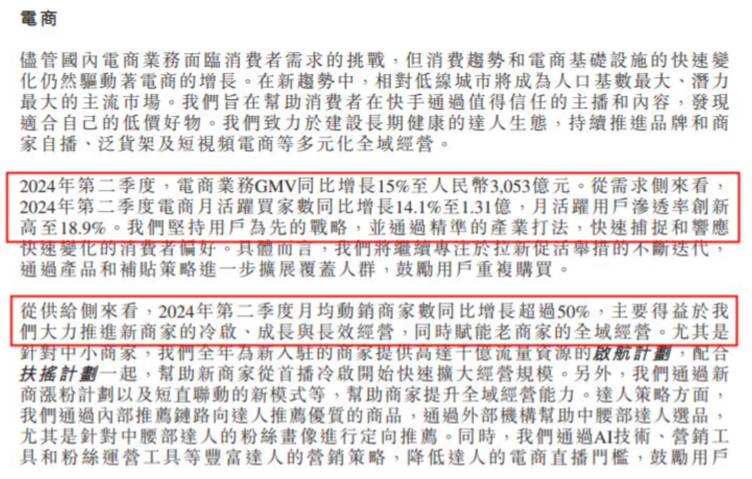 快手二季度营收310亿元，电商GMV达3053亿元，这个成绩如何？与其他季度及竞争对手对比下的成绩评估怎么样？