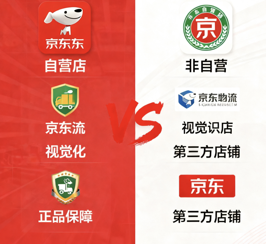 京东自营店和非自营店有什么区别？自营店的都是正品吗？真实数据对比与选购策略