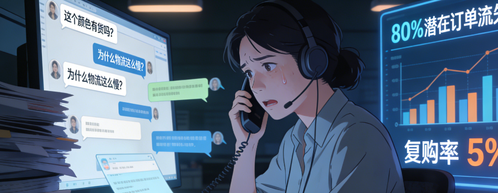 客服AI-Agent把我店铺从日销3000干到3万，老板直接跪了！