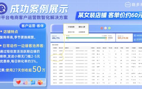 电商客户流失怎么办？客伴营销智能体自动分组，定向召回