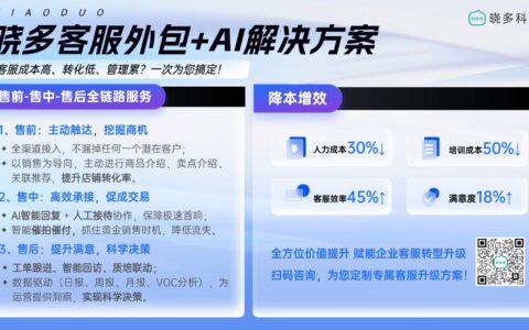电商客服固定人力成本怎么减少？客服外包灵活适配业务需求！