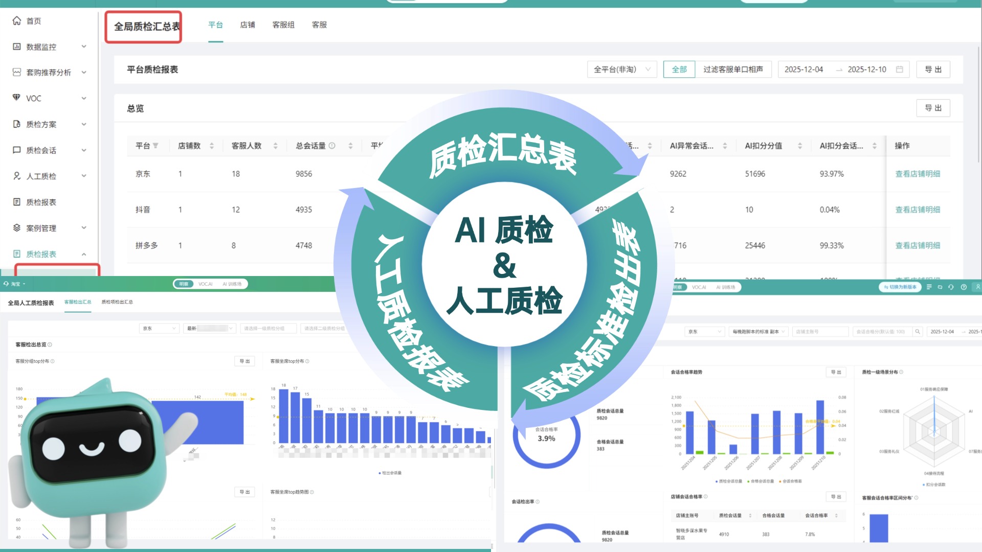 明察质检智能体怎么减少差评和投诉？飞书/企微实时推送跟进